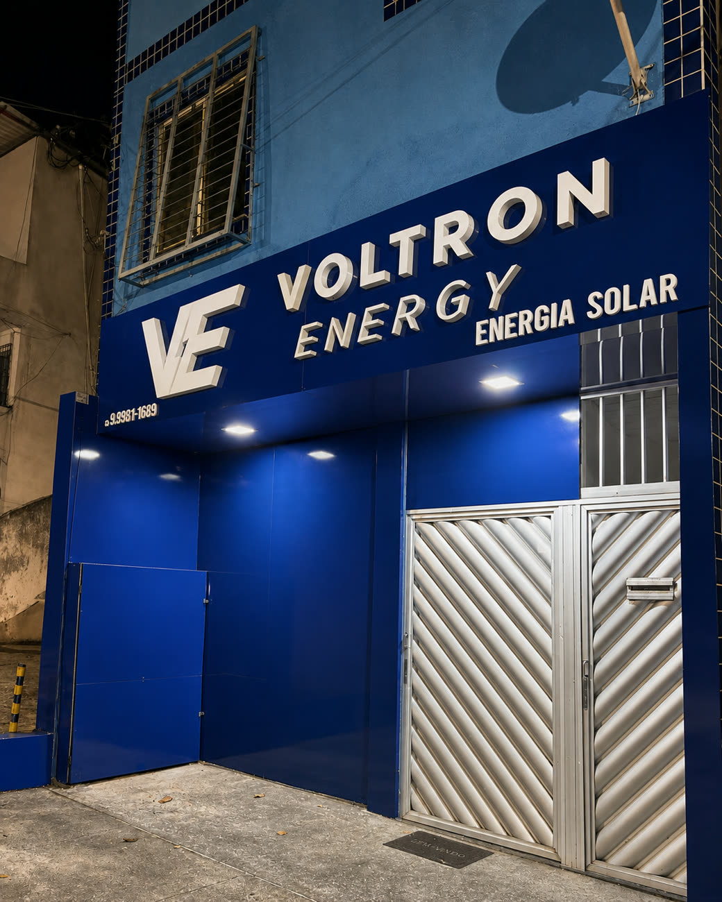 Fachada da loja da Voltron Energy em Salvador